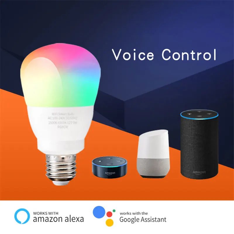 E27 E26 Tuya Smart Blub RGB Colorful Bulb Tuay Smart Life APP Remote Control LED Light Work with Alexa and Google Home
E27 E26 Tuya Smart Blub RGB Colorful Bulb Tuay Smart Life APP Remote Control LED Light Work with Alexa and Google Home