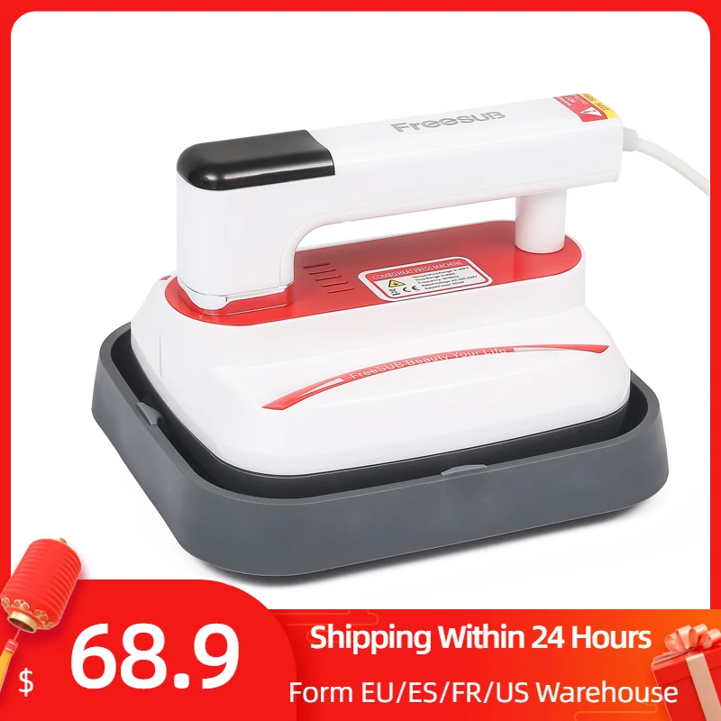 Protable Mini Heat Press Machine T-Shirt Printing Easy Heating Transfer Press Iron Machines for Clothes Bags Hats Pads Blanket
Protable Mini Heat Press Machine T-Shirt Printing Easy Heating Transfer Press Iron Machines for Clothes Bags Hats Pads Blanket