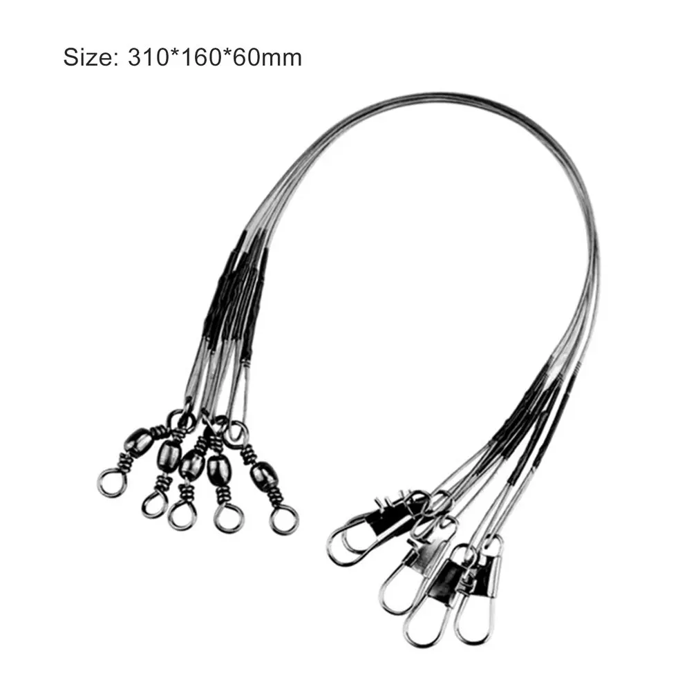 5pcs Fishing Tackle Lure Trace Wire 16cm 23cm 31cm Length Anti-bite Fishing Wire with Stainless Steel Leader Hot Sale Dropship
5pcs Fishing Tackle Lure Trace Wire 16cm 23cm 31cm Length Anti-bite Fishing Wire with Stainless Steel Leader Hot Sale Dropship