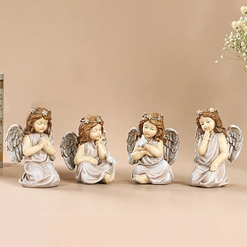 4pcs LED light Retro European Style Character Angel Sculpture Ornaments Garden Decorations Flower Fairy Girl Carved Resin Craft
4pcs LED light Retro European Style Character Angel Sculpture Ornaments Garden Decorations Flower Fairy Girl Carved Resin Craft