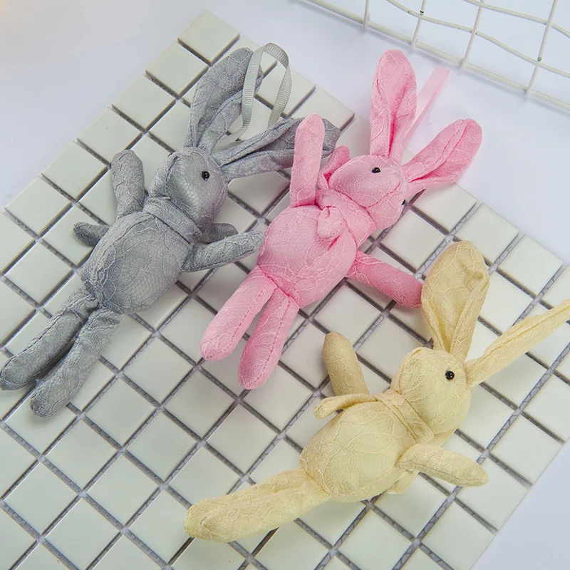 21cm 3colors Soft Lace Joint Rabbit Pendant Plush Bunny For Key Chain Bouquet Toy Doll DIY Ornaments Gifts
21cm 3colors Soft Lace Joint Rabbit Pendant Plush Bunny For Key Chain Bouquet Toy Doll DIY Ornaments Gifts