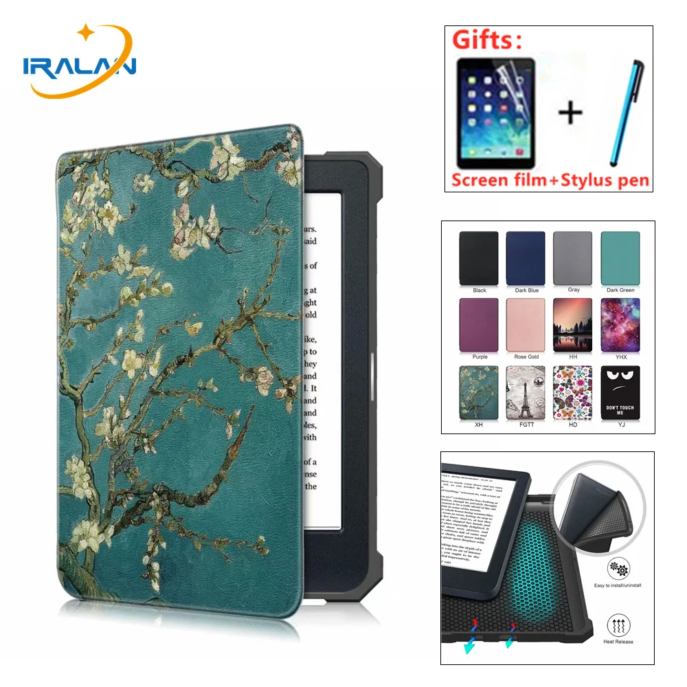 Case for Kobo Nia 6" Ereader 2020 Cover For Kobo Nia 6.0 inch EBooks Slim lightweight Leather Protector Skin Shell+Stylus Pen 
Case for Kobo Nia 6" Ereader 2020 Cover For Kobo Nia 6.0 inch EBooks Slim lightweight Leather Protector Skin Shell+Stylus Pen