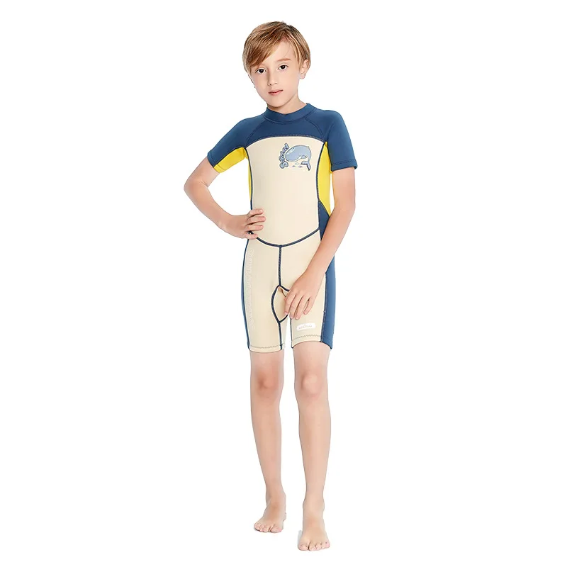 2MM Neoprene Wetsuit Kids Short Sleeve Swimsuit Warm Children's One-piece Diving Suit for Boys Girls Snorkeling Clothes
2MM Neoprene Wetsuit Kids Short Sleeve Swimsuit Warm Children's One-piece Diving Suit for Boys Girls Snorkeling Clothes