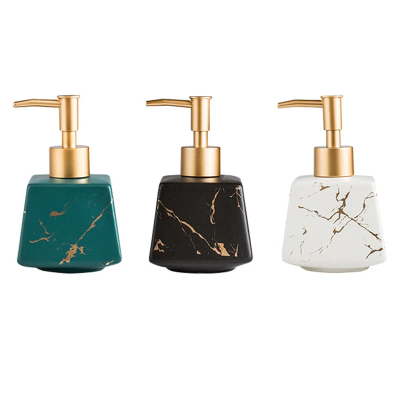 GTBL 260Ml Bathroom Luxury Ceramic Marble Soap Dispenser Shower Gel Shampoo Water Bottle Square Lotion Press Bottle
GTBL 260Ml Bathroom Luxury Ceramic Marble Soap Dispenser Shower Gel Shampoo Water Bottle Square Lotion Press Bottle