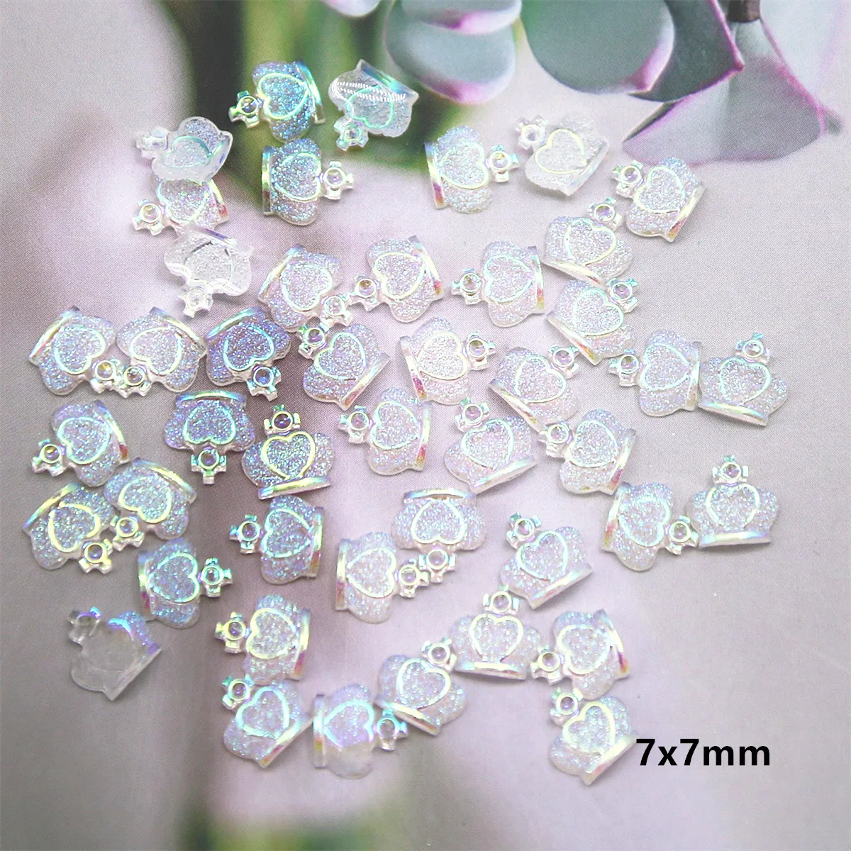 100pcs Cute Crown Resin Stones Nail Art Aurora Rhinestones Nail Jelly Ornaments For Manicure Tips 9x12mm
100pcs Cute Crown Resin Stones Nail Art Aurora Rhinestones Nail Jelly Ornaments For Manicure Tips 9x12mm