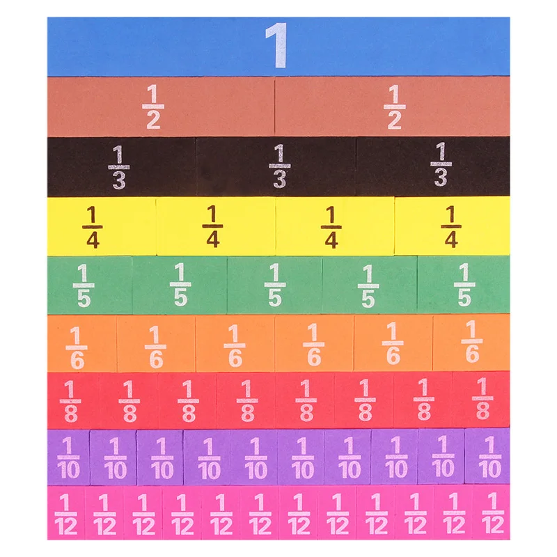 51Pcs Fractions Math Teaching Tool EVA Round Shape Instrument Kids Montessori Early Educational Math Development STEM Toy Gifts
51Pcs Fractions Math Teaching Tool EVA Round Shape Instrument Kids Montessori Early Educational Math Development STEM Toy Gifts