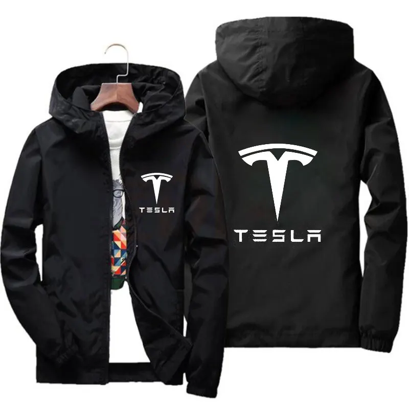 Spring Autumn Hot-Selling Tesla Young Men's Hooded Jacket outdoor Good Quality Fashion Style Thin Hip hop zipper Jacket 6XL 7XL
Spring Autumn Hot-Selling Tesla Young Men's Hooded Jacket outdoor Good Quality Fashion Style Thin Hip hop zipper Jacket 6XL 7XL