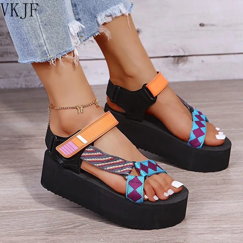 2021 Brand New Women's Platform Gladiator Sandals Ladies Mixed Colors Wedges Sandals Summer Women Zapatos De Mujer Plataforma
2021 Brand New Women's Platform Gladiator Sandals Ladies Mixed Colors Wedges Sandals Summer Women Zapatos De Mujer Plataforma