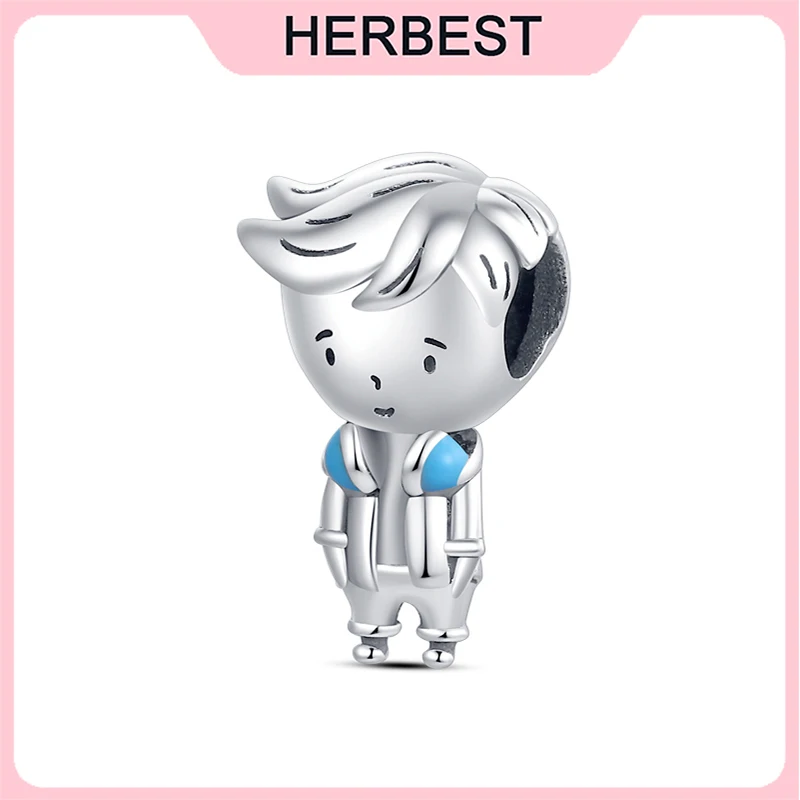 Новинка, подвеска для маленького мальчика, оригинальный браслет Pandora, сделай сам, подарок для изготовления ювелирных изделий
Новинка, подвеска для маленького мальчика, оригинальный браслет Pandora, сделай сам, подарок для изготовления ювелирных изделий