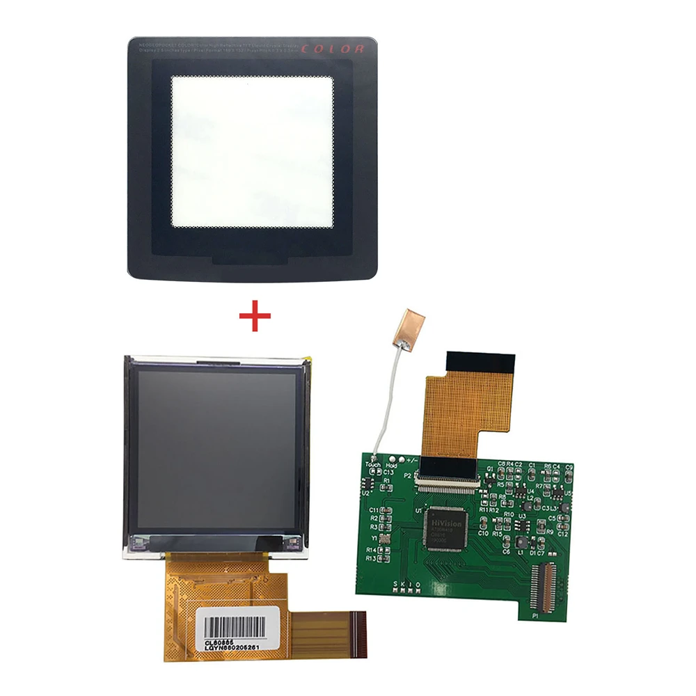 Задняя светильник ЖК дисплей Экран высокого модификации Наборы для NGPC струйных