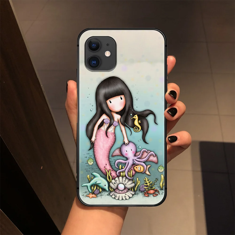 Cartoon Santoro Gorjuss girl Phone Case Cover Hull For iphone 5 5s se 2 6 6s 7 8 11 12 mini plus X XS XR PRO MAX black 
Cartoon Santoro Gorjuss girl Phone Case Cover Hull For iphone 5 5s se 2 6 6s 7 8 11 12 mini plus X XS XR PRO MAX black