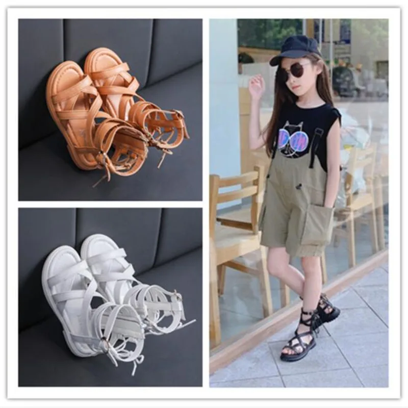 Children's Roman shoes 2021 summer new girls' fashion high top sandals children's soft soled antiskid beach shoes
Children's Roman shoes 2021 summer new girls' fashion high top sandals children's soft soled antiskid beach shoes
