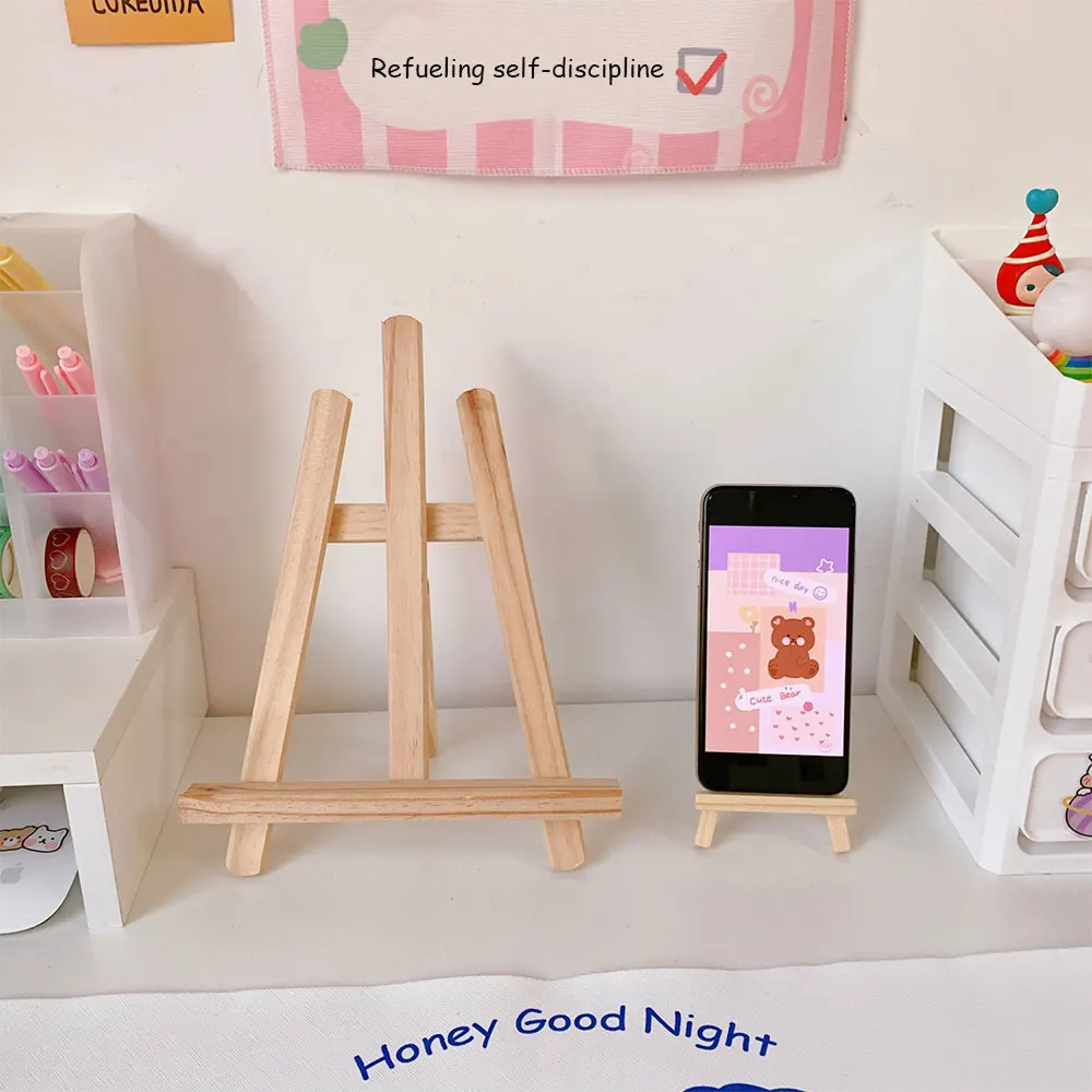 Wooden Mobile Phone Holder Stand Tablet Stand Painting Flexibale Portable Wooden Cute Gift Placement Picture Notebook Magazine
Wooden Mobile Phone Holder Stand Tablet Stand Painting Flexibale Portable Wooden Cute Gift Placement Picture Notebook Magazine
