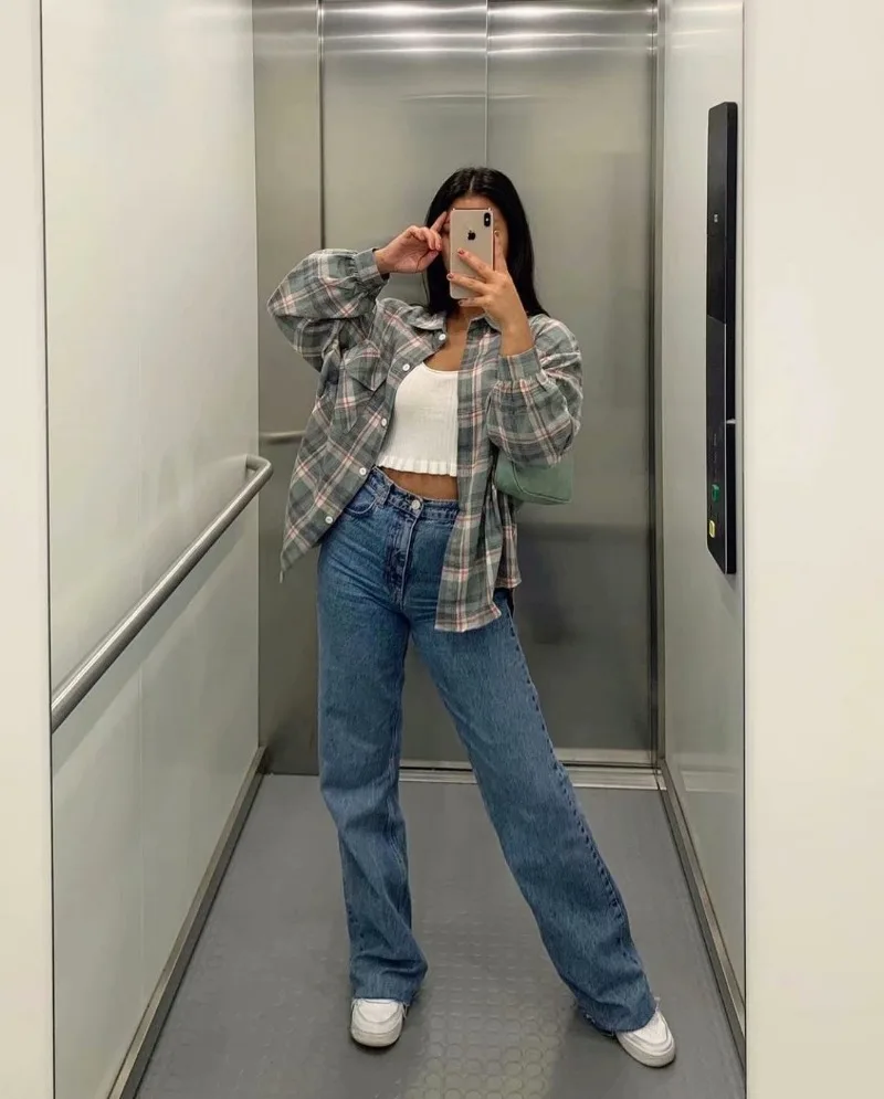 2020 autumn all-match high street casual wide-leg pants women's retro high-waist all-match comfortable straight-leg jeans women
2020 autumn all-match high street casual wide-leg pants women's retro high-waist all-match comfortable straight-leg jeans women