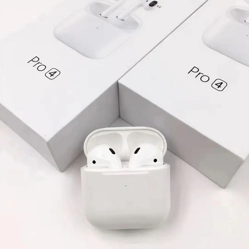pro 4 TWS Wireless Earpiece Bluetooth Earphones Sport Earbuds Headset With Mic For Smart Phone iPhone Xiaomi Samsung Huawei LG
pro 4 TWS Wireless Earpiece Bluetooth Earphones Sport Earbuds Headset With Mic For Smart Phone iPhone Xiaomi Samsung Huawei LG