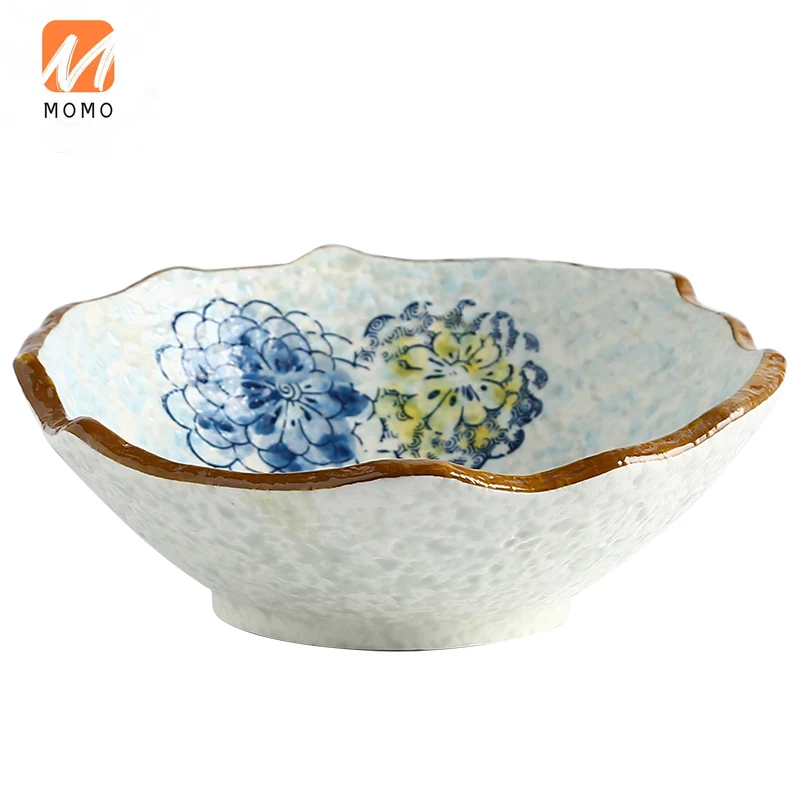 Ceramic Restaurant Cold Dish Soup Bowl Irregular Sashimi Bowl Noodle Bowl Abnormal-Shape Bowl Fruit Salad Bowl Ceramic Tableware
Ceramic Restaurant Cold Dish Soup Bowl Irregular Sashimi Bowl Noodle Bowl Abnormal-Shape Bowl Fruit Salad Bowl Ceramic Tableware