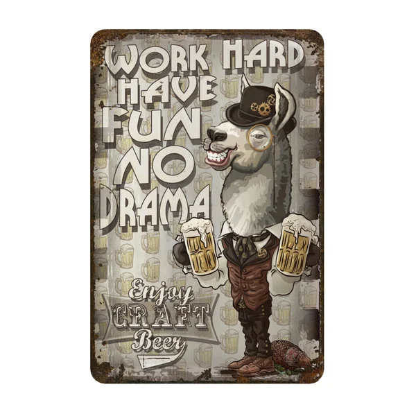 Craft Beer Llama Tin Sign Vintage Retro Metal Sign Wall Decor Home Office Bar Pub Store Garage Coffee Shop Hotel Man Cave Club
Craft Beer Llama Tin Sign Vintage Retro Metal Sign Wall Decor Home Office Bar Pub Store Garage Coffee Shop Hotel Man Cave Club