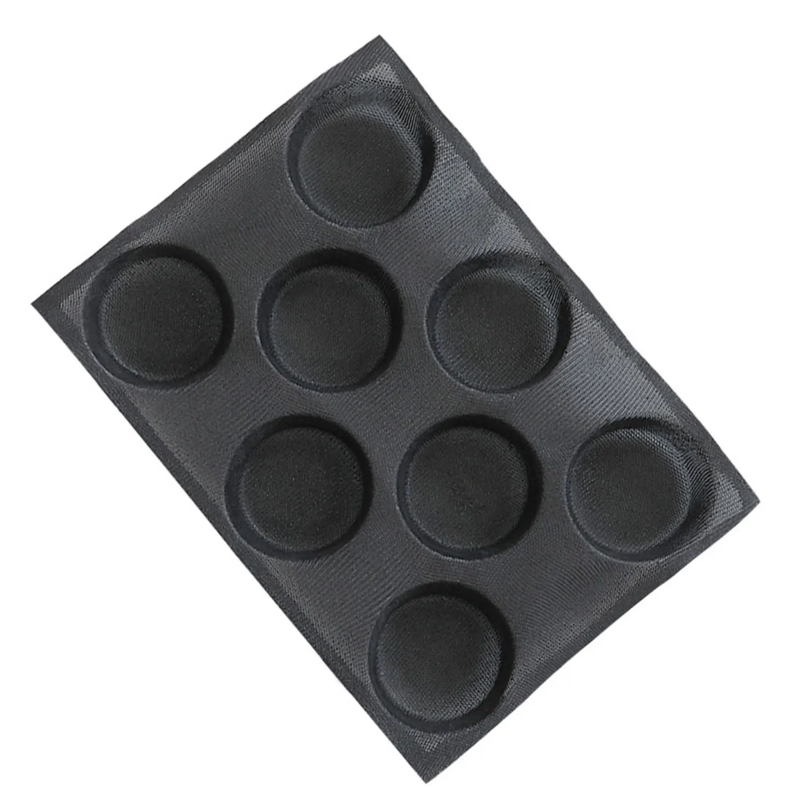 8-Round Black Silicone Cake Mold Baking Tray Non-Stick Breathable Hamburger Mold Shape Burger Press For Home Baking
8-Round Black Silicone Cake Mold Baking Tray Non-Stick Breathable Hamburger Mold Shape Burger Press For Home Baking