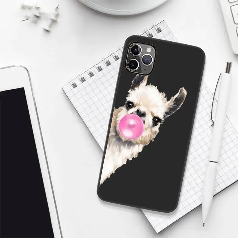 Llama Alpaca lovely cartoon animal Phone Case Candy Color for iPhone 6 7 8 11 12 s mini pro X XS XR MAX Plus
Llama Alpaca lovely cartoon animal Phone Case Candy Color for iPhone 6 7 8 11 12 s mini pro X XS XR MAX Plus