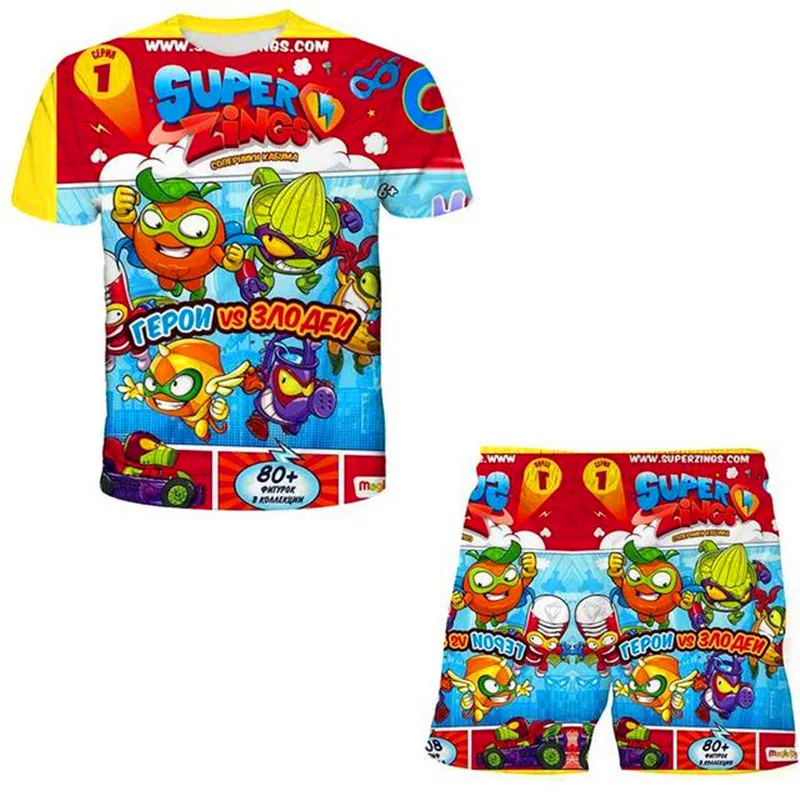 New Summer Boys Clothing Sets Children Super Zings T-shirt Short Sleeve +Pants Set Two Pieces Set Kids Baby Clothes 4-14 Years
New Summer Boys Clothing Sets Children Super Zings T-shirt Short Sleeve +Pants Set Two Pieces Set Kids Baby Clothes 4-14 Years