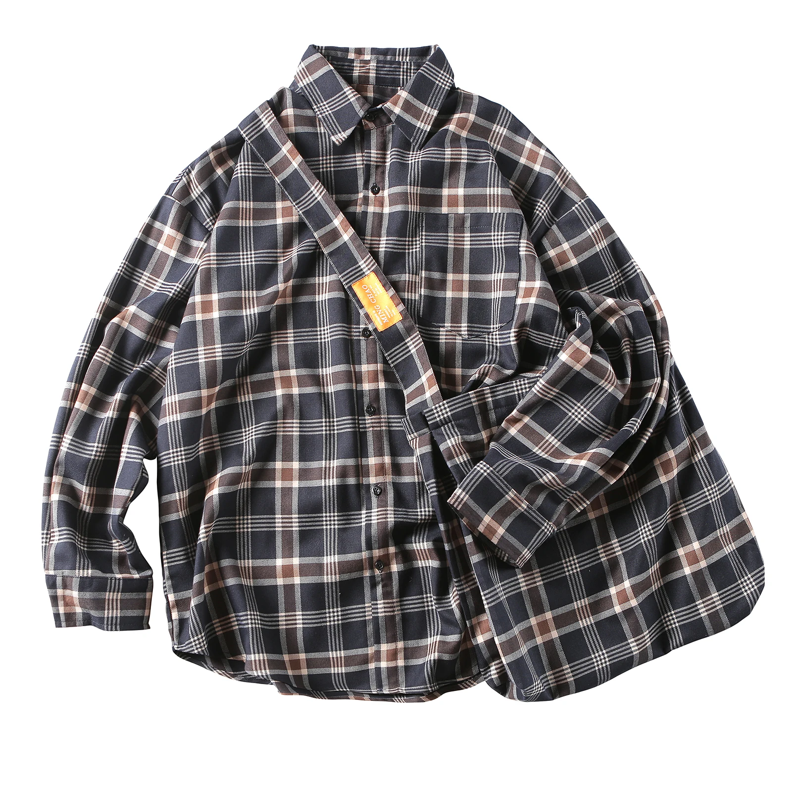 Give Bag 2019 Men's Lattice Printing Long Sleeve Hawaiian Shirt Male Coats French Cuff Mens Fashion Shirts Camisa Masculina
Give Bag 2019 Men's Lattice Printing Long Sleeve Hawaiian Shirt Male Coats French Cuff Mens Fashion Shirts Camisa Masculina