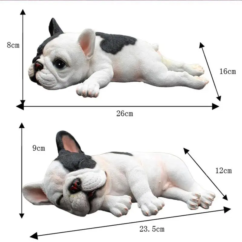 Kids Toys Cute Lying Down Sleeping French Bulldog Puppy Lifelike Gift Statue Figurine
Kids Toys Cute Lying Down Sleeping French Bulldog Puppy Lifelike Gift Statue Figurine