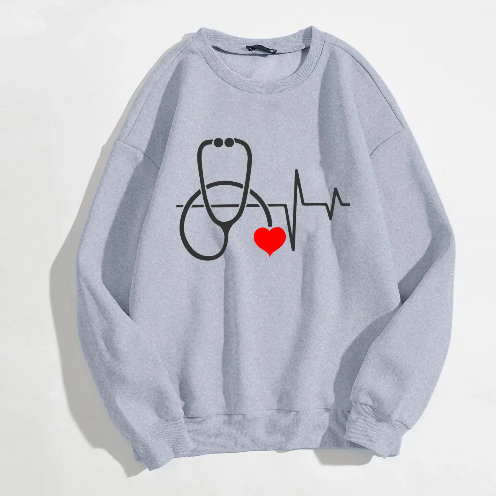 Женский винтажный свитшот с круглым вырезом и длинным рукавом
Женский винтажный свитшот с круглым вырезом и длинным рукавом