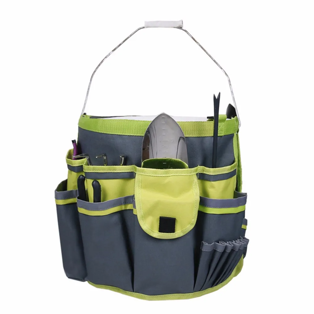 Oxford Cloth Green Portable Garden Tool Bucket Pouch Storage Organizer Bag For Storing Weeders Forks Shovels
Oxford Cloth Green Portable Garden Tool Bucket Pouch Storage Organizer Bag For Storing Weeders Forks Shovels