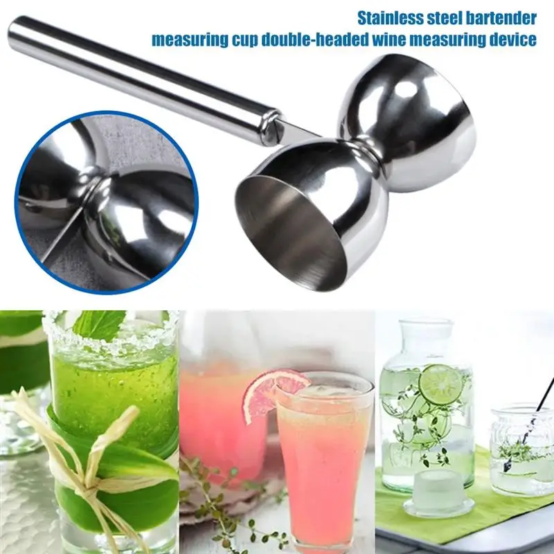 Measure Cup with Long Handle Stainless Steel Double Jigger Cocktail Mixer Drink Shaker Spoon for Bar Home Party
Measure Cup with Long Handle Stainless Steel Double Jigger Cocktail Mixer Drink Shaker Spoon for Bar Home Party