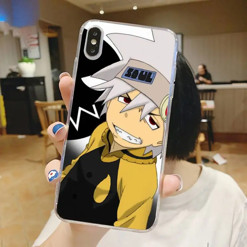 Japan anime Soul Eater Phone Case Transparent for iPhone 6 7 8 11 12 s mini pro X XS XR MAX Plus
Japan anime Soul Eater Phone Case Transparent for iPhone 6 7 8 11 12 s mini pro X XS XR MAX Plus