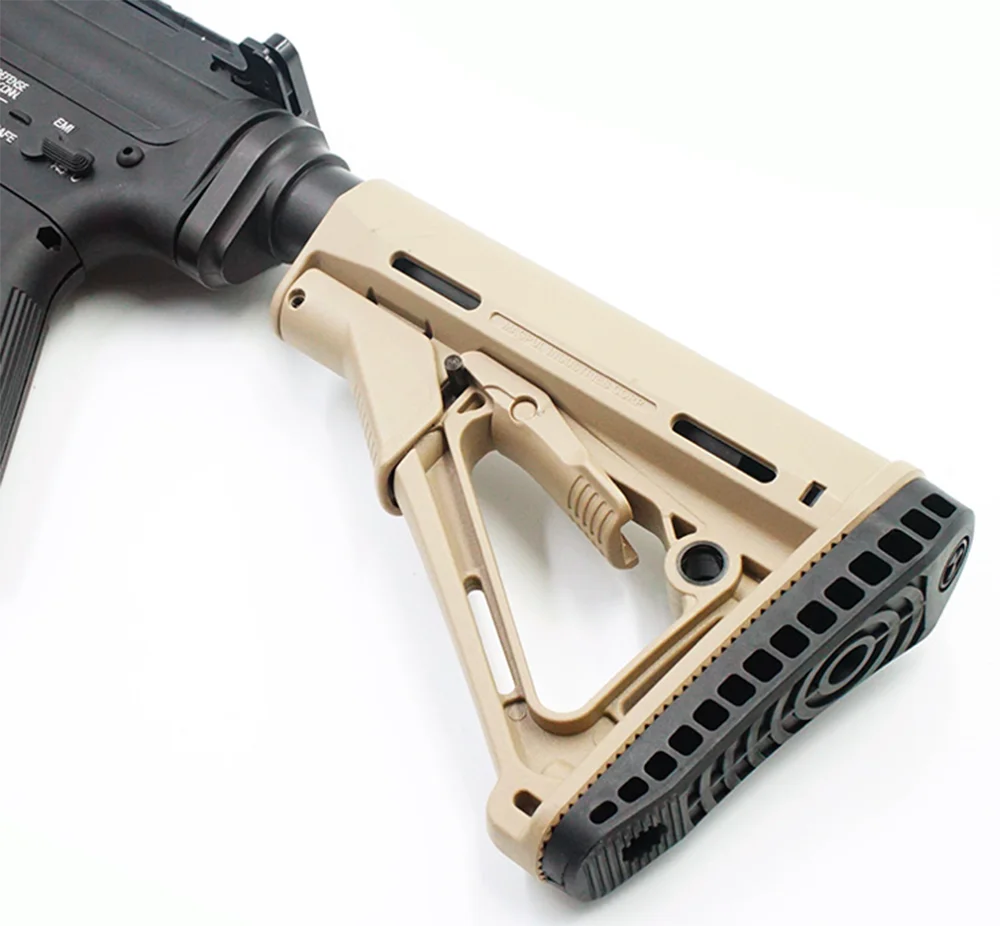 

MP PTS .223 CTR NYLON CARBINE STOCK COMMERCIAL SPEC 6 POSITION Collapsible Stock BLACK Tan OD Green