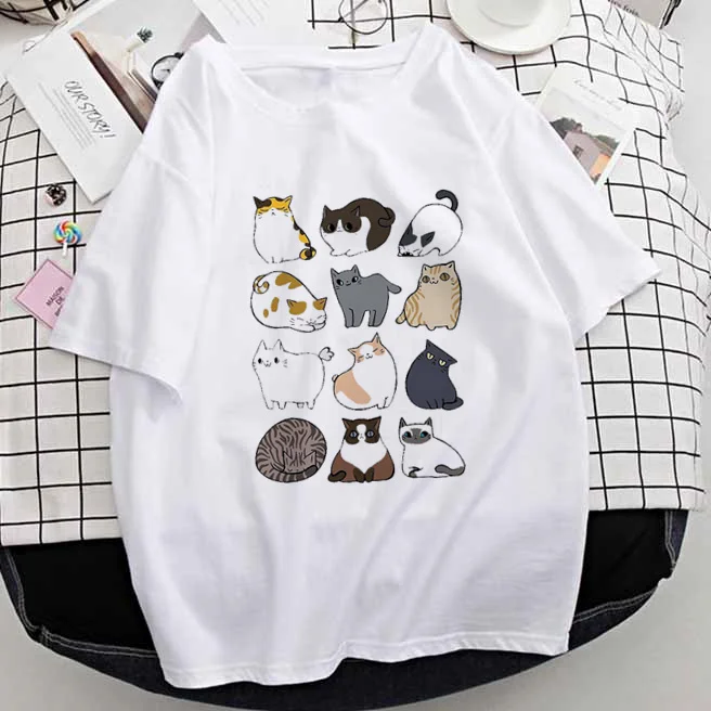 Cat Pet Women Funny Kawaii Tshirt Casual 90s Style Cartoon T Shirt Clothes Womens Top Tee Female Print Graphic T-shirt,Drop Ship
Cat Pet Women Funny Kawaii Tshirt Casual 90s Style Cartoon T Shirt Clothes Womens Top Tee Female Print Graphic T-shirt,Drop Ship