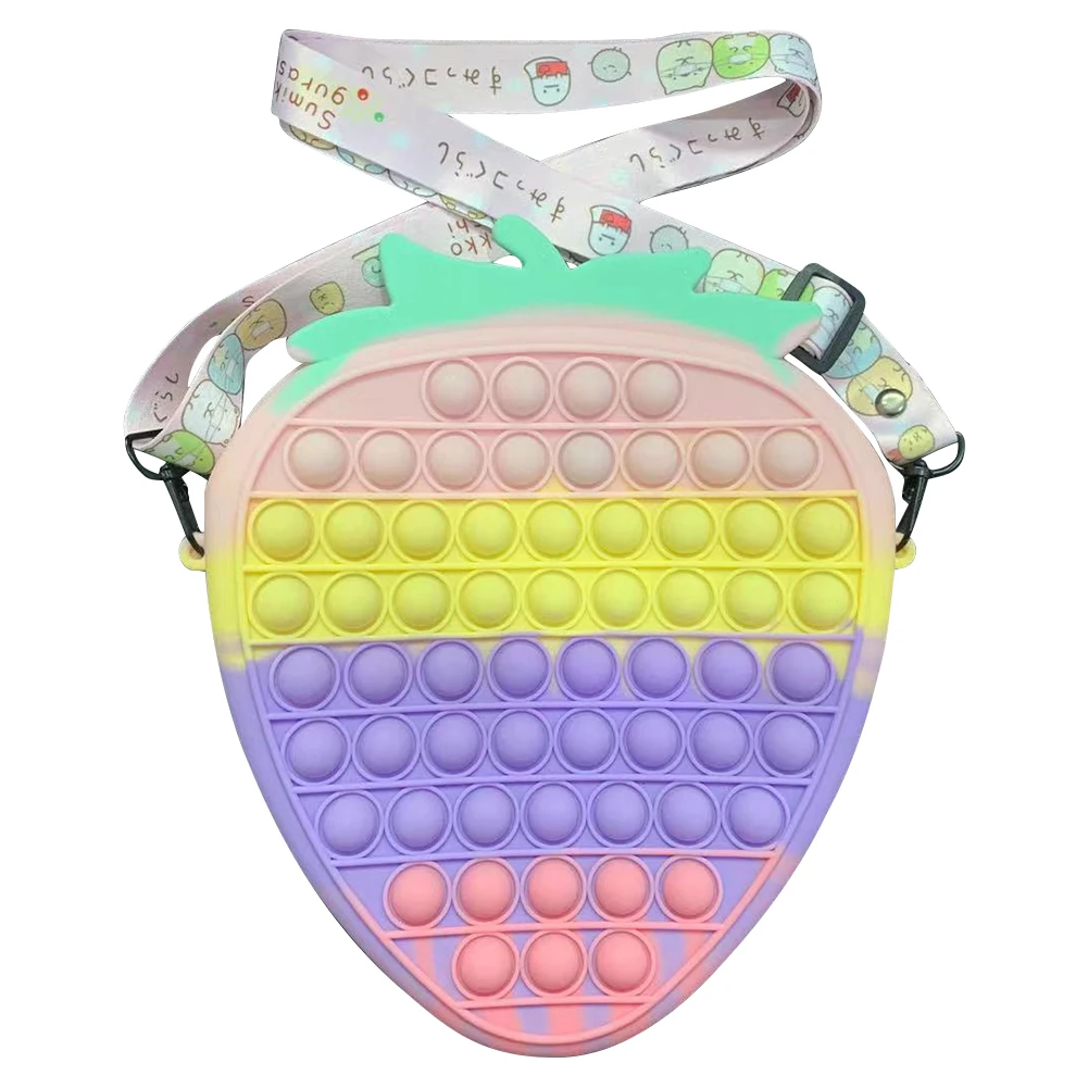 Новая трендовая пузырьковая сумка через плечо в виде клубники, сенсорная игрушка, снятие стресса, макарон, кросс-боди сумка для девочек, игр...
Новая трендовая пузырьковая сумка через плечо в виде клубники, сенсорная игрушка, снятие стресса, макарон, кросс-боди сумка для девочек, игр...