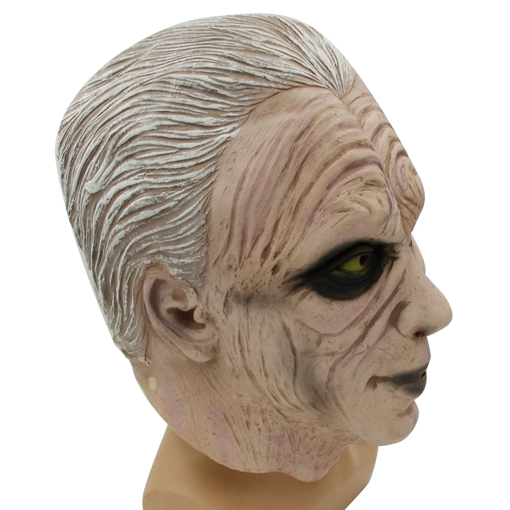 Halloween old man horror mask wrinkle face granny costume white short hair headdress latex props adult cosplay accessories party
Halloween old man horror mask wrinkle face granny costume white short hair headdress latex props adult cosplay accessories party