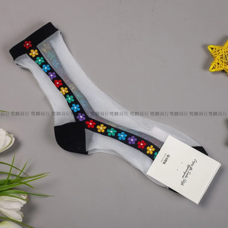 Socks Women Flowers Woman Sock Cotton Happy Colorful Standard High Sox High Quality Ladies Spring Summer Trendy Lady Skarpetki
Socks Women Flowers Woman Sock Cotton Happy Colorful Standard High Sox High Quality Ladies Spring Summer Trendy Lady Skarpetki