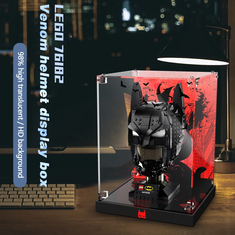 Acrylic Display Box For 76182 Batman Helmet Building Blocks Display Case (Not Include The Model)
Acrylic Display Box For 76182 Batman Helmet Building Blocks Display Case (Not Include The Model)