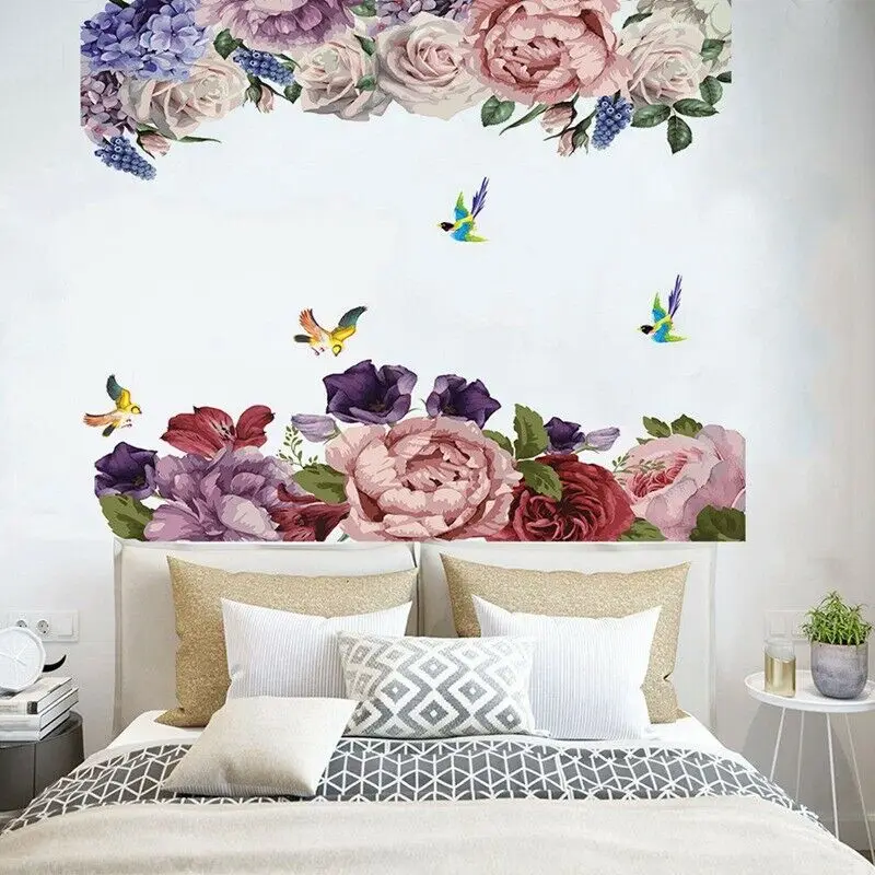 Wall stickers Waterproof and nontoxic big Peony background living room bedroom removable DIY bird art roses
Wall stickers Waterproof and nontoxic big Peony background living room bedroom removable DIY bird art roses