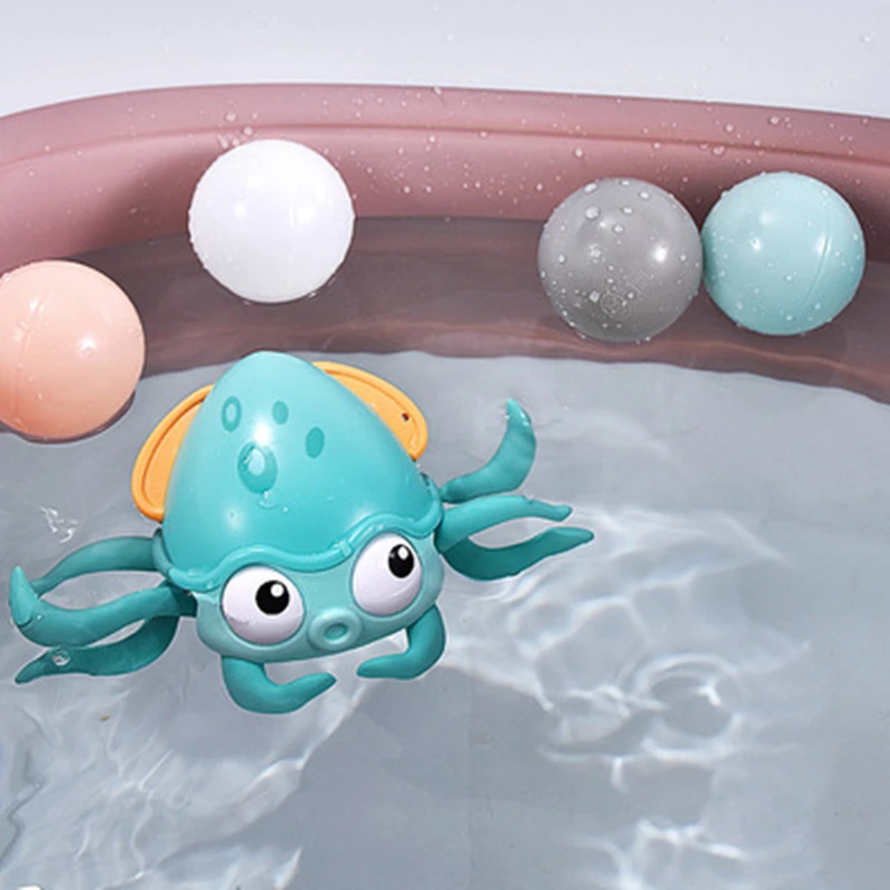 Baby Cartoon Cute Octopus Wind Bath Toy Children's Water Float Necklace Sports Toy Beach Baby Water Play Toy Beach Toys
Baby Cartoon Cute Octopus Wind Bath Toy Children's Water Float Necklace Sports Toy Beach Baby Water Play Toy Beach Toys