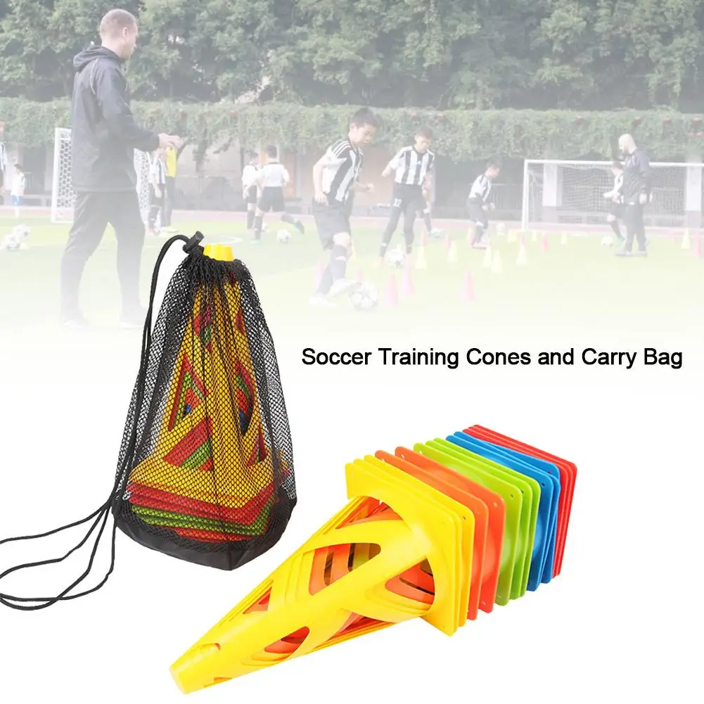 10PCS Football Training Cone Agility Speed Practice Obstacle Football Ball Futbol Hollow Marking Column Durable Windproof Safety
10PCS Football Training Cone Agility Speed Practice Obstacle Football Ball Futbol Hollow Marking Column Durable Windproof Safety