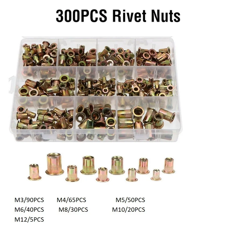 300*Rivet Nail Nuts Rivet Flat Head Thread Rivet M3/M4/M5/M6/M8/M10/M12 Carbon Steel For Metal Working Tools
300*Rivet Nail Nuts Rivet Flat Head Thread Rivet M3/M4/M5/M6/M8/M10/M12 Carbon Steel For Metal Working Tools