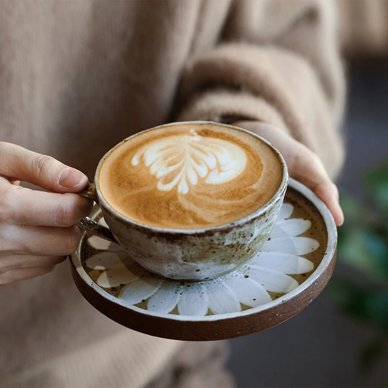 Japanese Style Coffee Cup Creative Mug Handmade Mocha Cup And Saucer Set Ceramic Vintage Eco Friendly Canecas Drinkware EB50BD
Japanese Style Coffee Cup Creative Mug Handmade Mocha Cup And Saucer Set Ceramic Vintage Eco Friendly Canecas Drinkware EB50BD