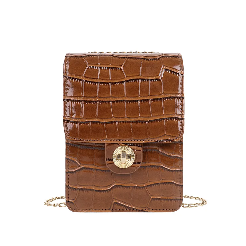 Chain Solid Color Stone Pattern Western Style Women's Corssbody Bag 2021 New Vertical Hand-Carrying Shoulder Bag
Chain Solid Color Stone Pattern Western Style Women's Corssbody Bag 2021 New Vertical Hand-Carrying Shoulder Bag