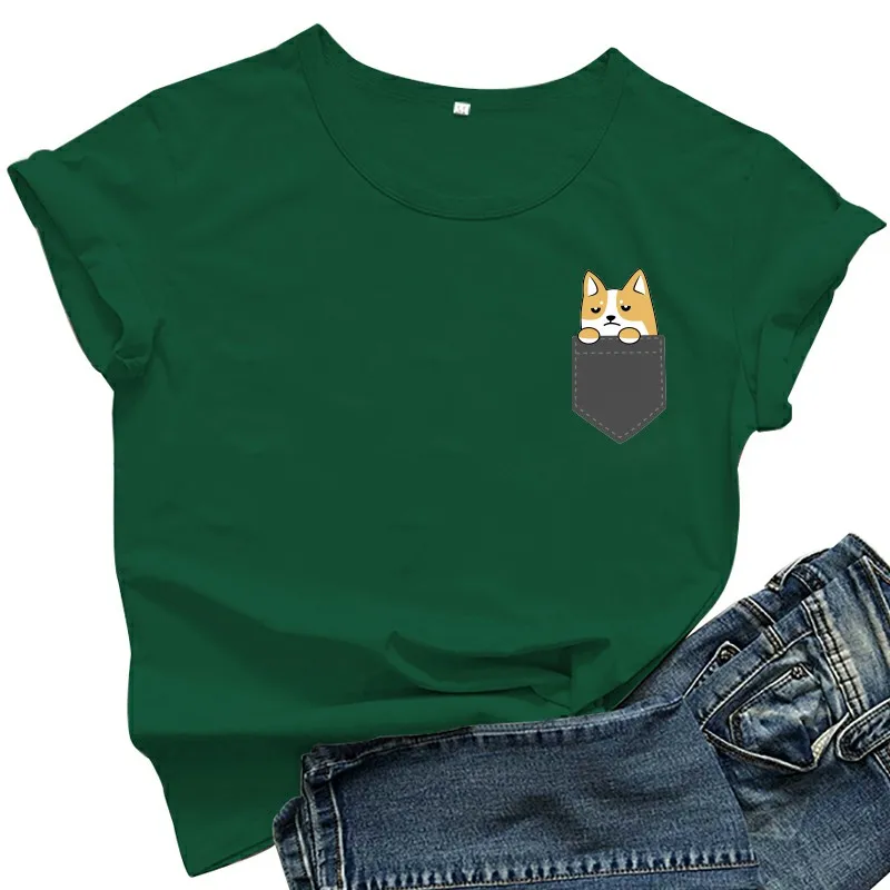 Coffee and Corgis Dog Pocket Printed Kawaii Casual Graphic Tees Short Sleeve Funny Tshirt Unisex Women Men Girls Boys for School
Coffee and Corgis Dog Pocket Printed Kawaii Casual Graphic Tees Short Sleeve Funny Tshirt Unisex Women Men Girls Boys for School