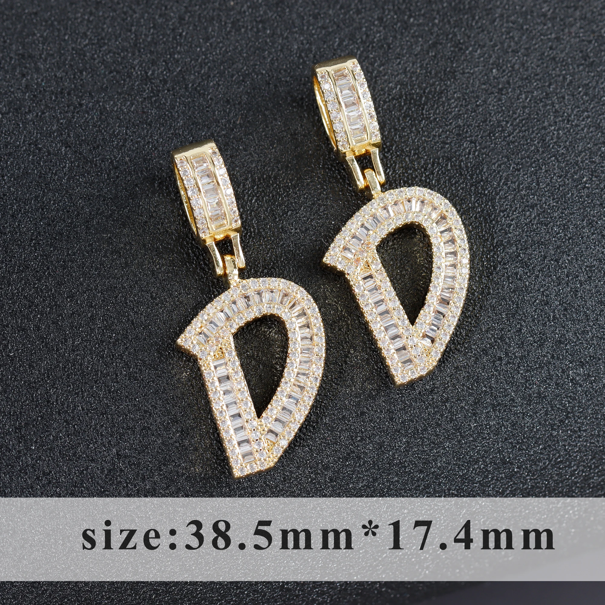 YEGUI M1034,jewelry accessories,letter pendants,18k gold plated,copper metal,zircons,charms,diy earrings,jewelry making,2pcs/lot
YEGUI M1034,jewelry accessories,letter pendants,18k gold plated,copper metal,zircons,charms,diy earrings,jewelry making,2pcs/lot