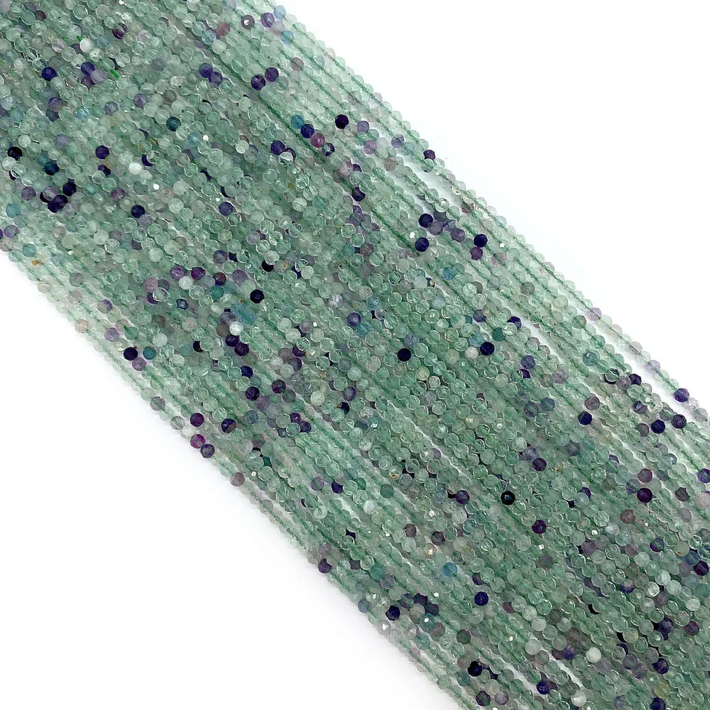 Faceted Beads Natural Green Fluorite Round Stone Beads Used In Jewelry Making DIY Necklace Bracelet Accessories 2 3 4 mm
Faceted Beads Natural Green Fluorite Round Stone Beads Used In Jewelry Making DIY Necklace Bracelet Accessories 2 3 4 mm