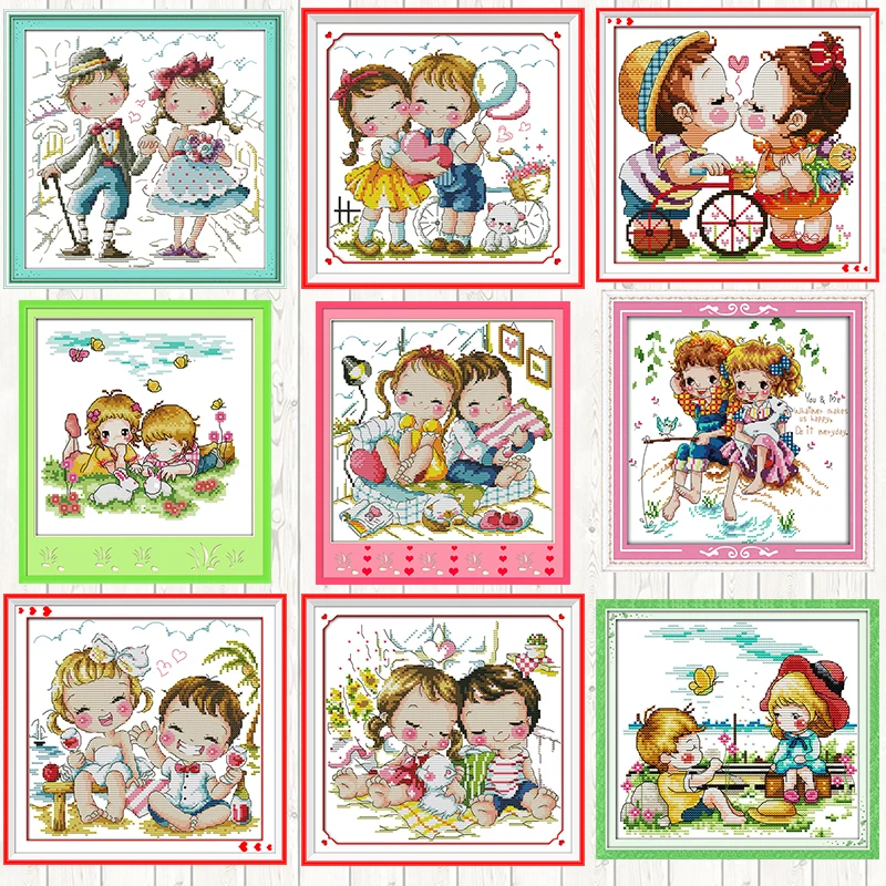 Our Love DIY Needlework Crafts Handmade 14CT 11CT Counted Stamped Cross Stitch Embroidery Kits DMC Cotton Thread Printed Canvas
Our Love DIY Needlework Crafts Handmade 14CT 11CT Counted Stamped Cross Stitch Embroidery Kits DMC Cotton Thread Printed Canvas
