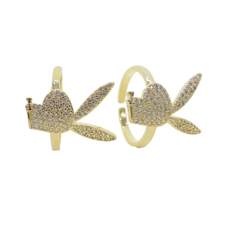 Tianzhe Jewelry New Fashion Trend European and American Big Brand HIPPOP Street Rock Playboy Rabbit Micro-inlaid Zircon Open Rin
Tianzhe Jewelry New Fashion Trend European and American Big Brand HIPPOP Street Rock Playboy Rabbit Micro-inlaid Zircon Open Rin