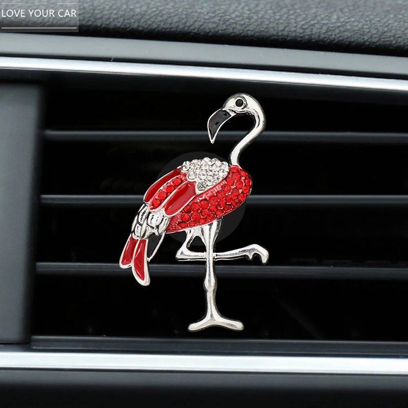 Cute Diamond-studded Flamingo Car Perfume Clip Car Air Conditioning Air Outlet Fragrance Clip Female Car Perfume Clip
Cute Diamond-studded Flamingo Car Perfume Clip Car Air Conditioning Air Outlet Fragrance Clip Female Car Perfume Clip