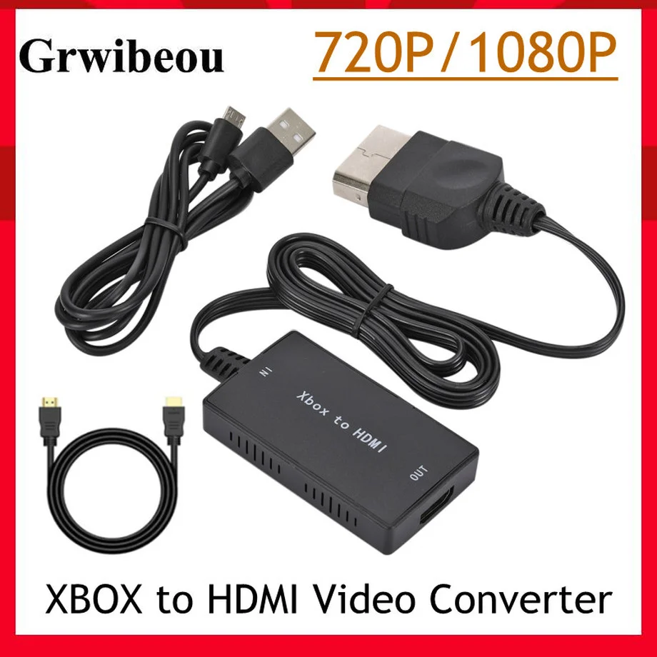 Адаптер видеоконвертера Grwibeou HD 1080P/720P, совместимый с XBOX и HDMI, с кабелями HDMI, подходит для моделей оригинальных консолей
Адаптер видеоконвертера Grwibeou HD 1080P/720P, совместимый с XBOX и HDMI, с кабелями HDMI, подходит для моделей оригинальных консолей