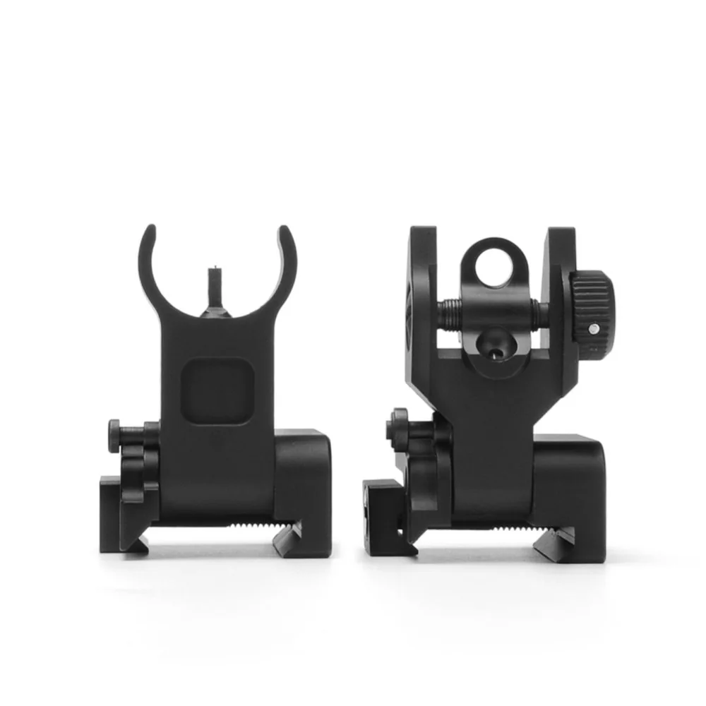 S Tactical Hunting Iron Low Flip Up Front&Rear Sight Folding Battle Black Rail Sights Set
S Tactical Hunting Iron Low Flip Up Front&Rear Sight Folding Battle Black Rail Sights Set